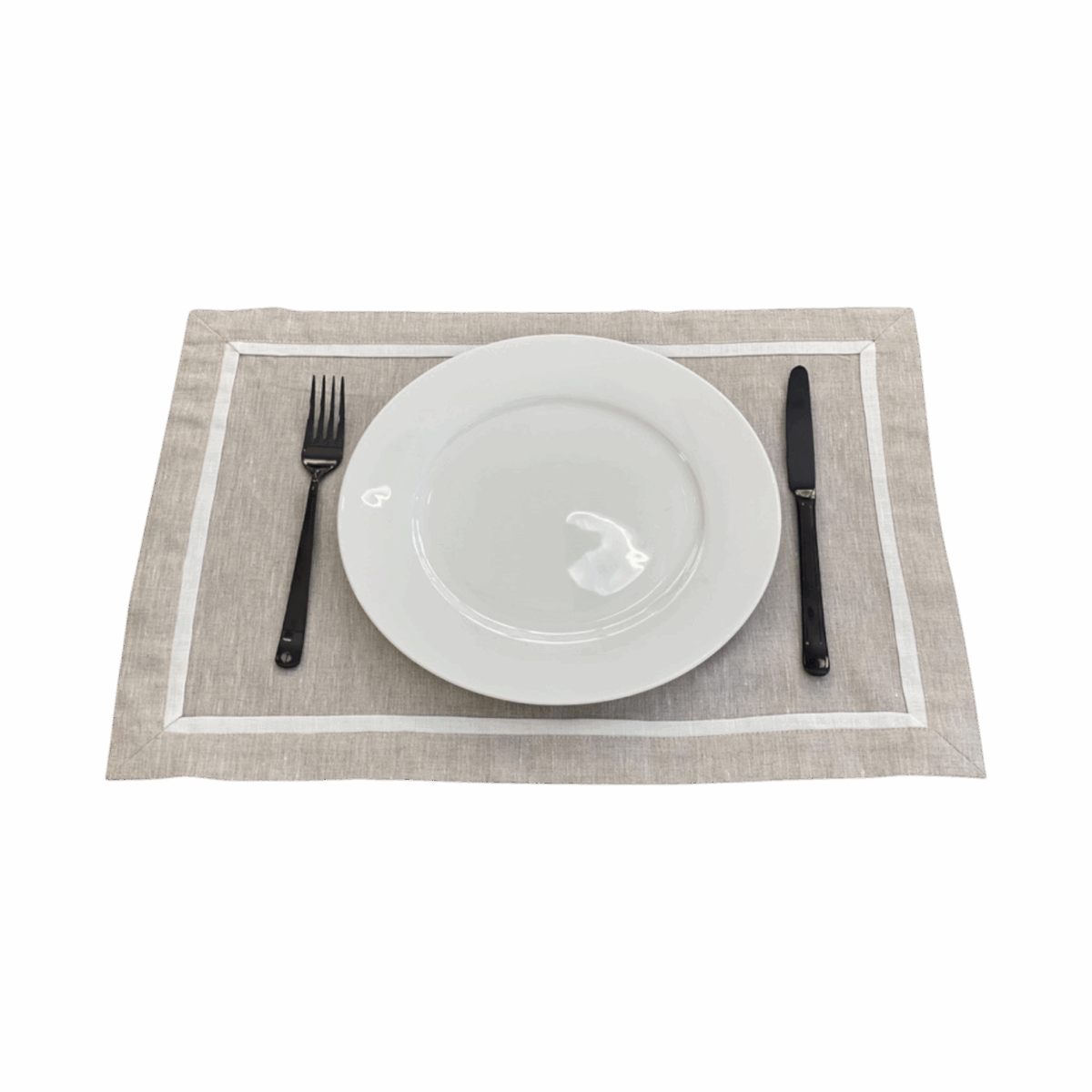 Amerikan Servis Elegant Keten Taş Renk