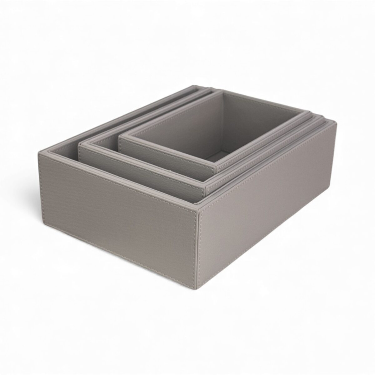 Deri Kutu Çok Amaçlı 3'lü SET